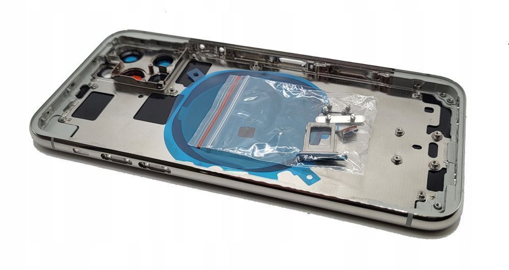 Obudowa Panel Tył Korpus Ramka Do Iphone 11 Pro Srebrny Biały Silver