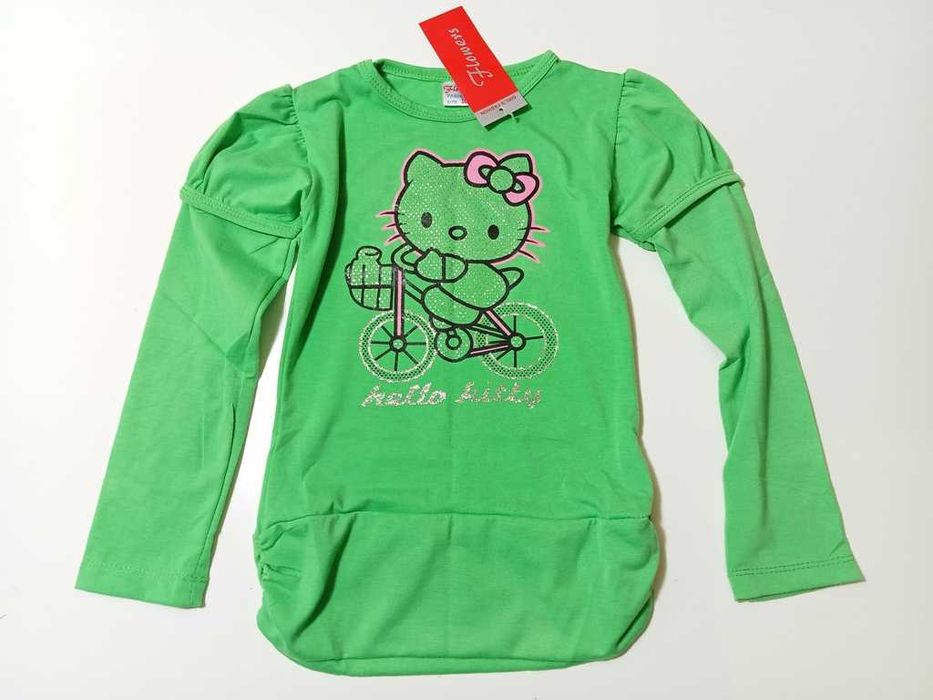 HELLO KITTY Bluzeczki / tuniki 8 kolorów, nowe