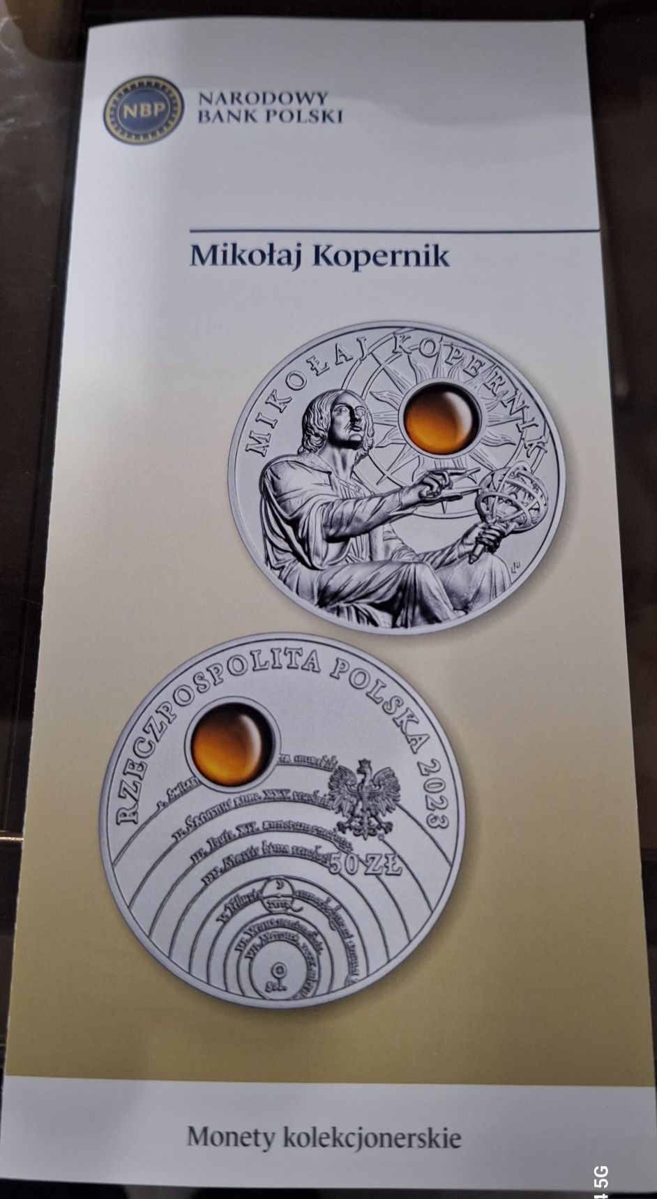 50zł Mikołaj Kopernik foliopak