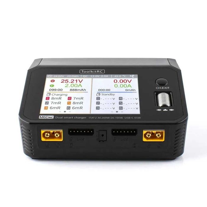 Зарядное устройство ToolkitRC M6DAC Dual 350W 15A 1-6S