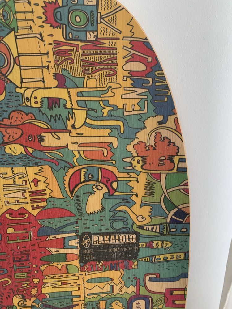 Deska skimboard Pakalolo doodle