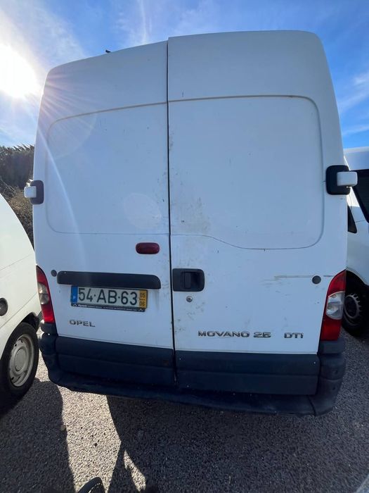 Opel movano motor avariado