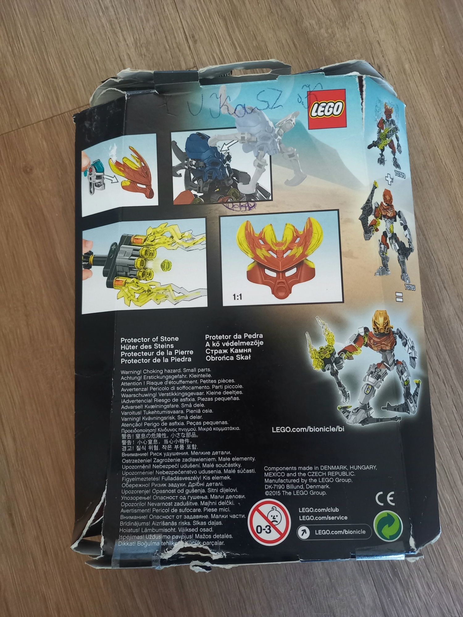 LEGO Bionicle 70779 Obrońca Skał Protector of Stone 2015 rok kompletny