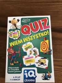 Quiz wiem wszystko - gra edukacyjna