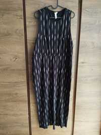 Sukienka letnia maxi H&M czarna XL