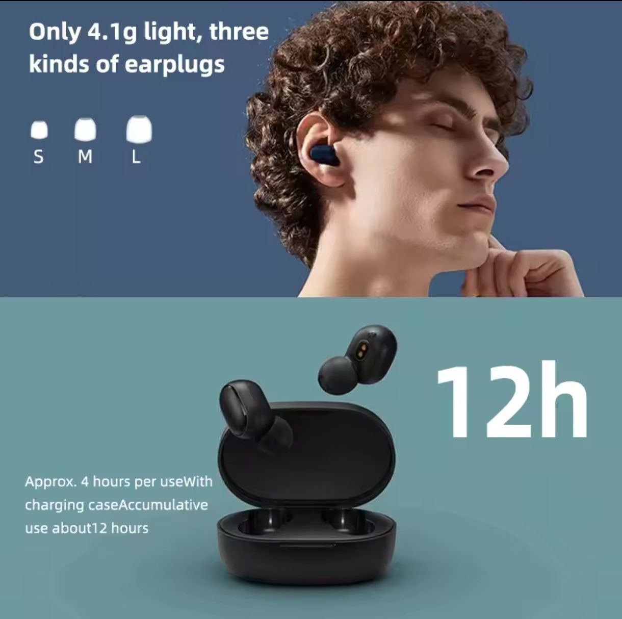 Auriculares headphone sem fio Xiaomi Redmi Airdots 2
