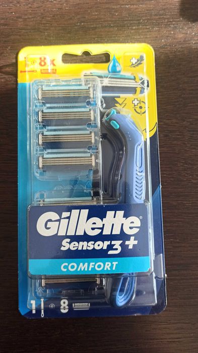 Gillette Sensor 3 + Comfort  ( rączka + 8 wkładów )