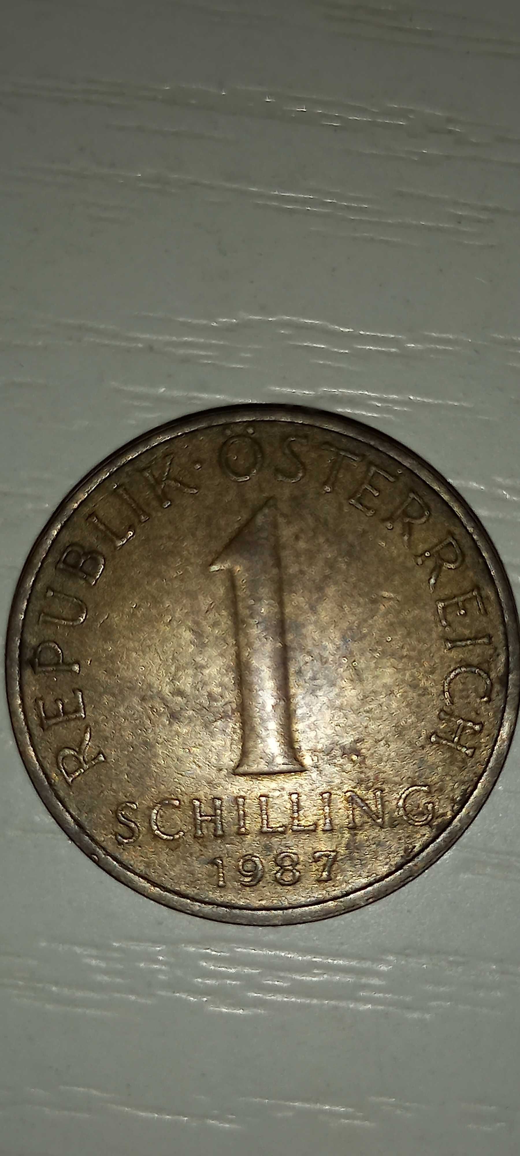 Moneta 1 schilling 1987