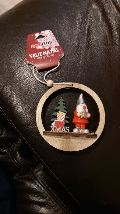 Conjunto de várias decorações de Natal