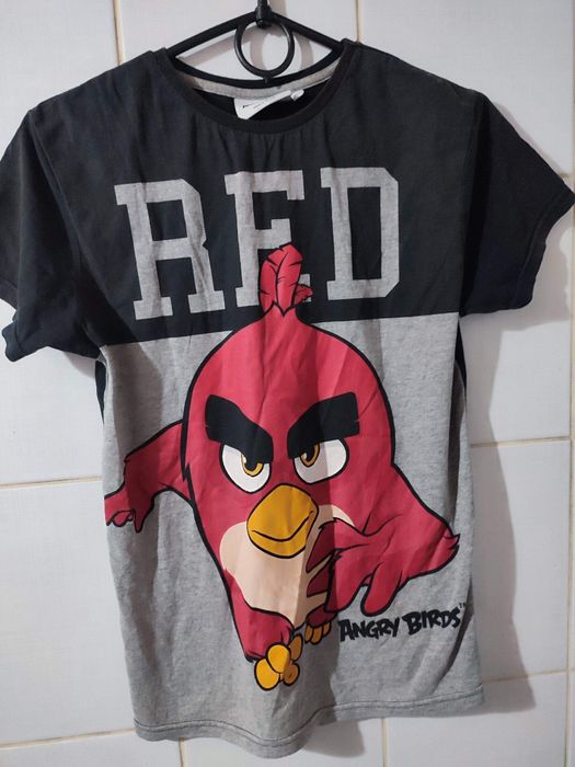 Футболка с легендарными Angri Birds, Турция на 9-12 лет,рост 138- 146