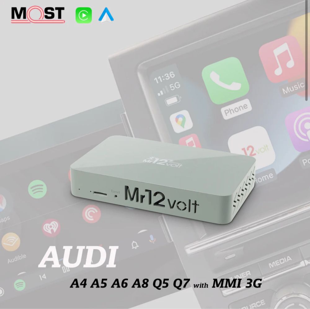 Блок CarPlay Audi a4, a5, a6, a7, a8, q5, q7