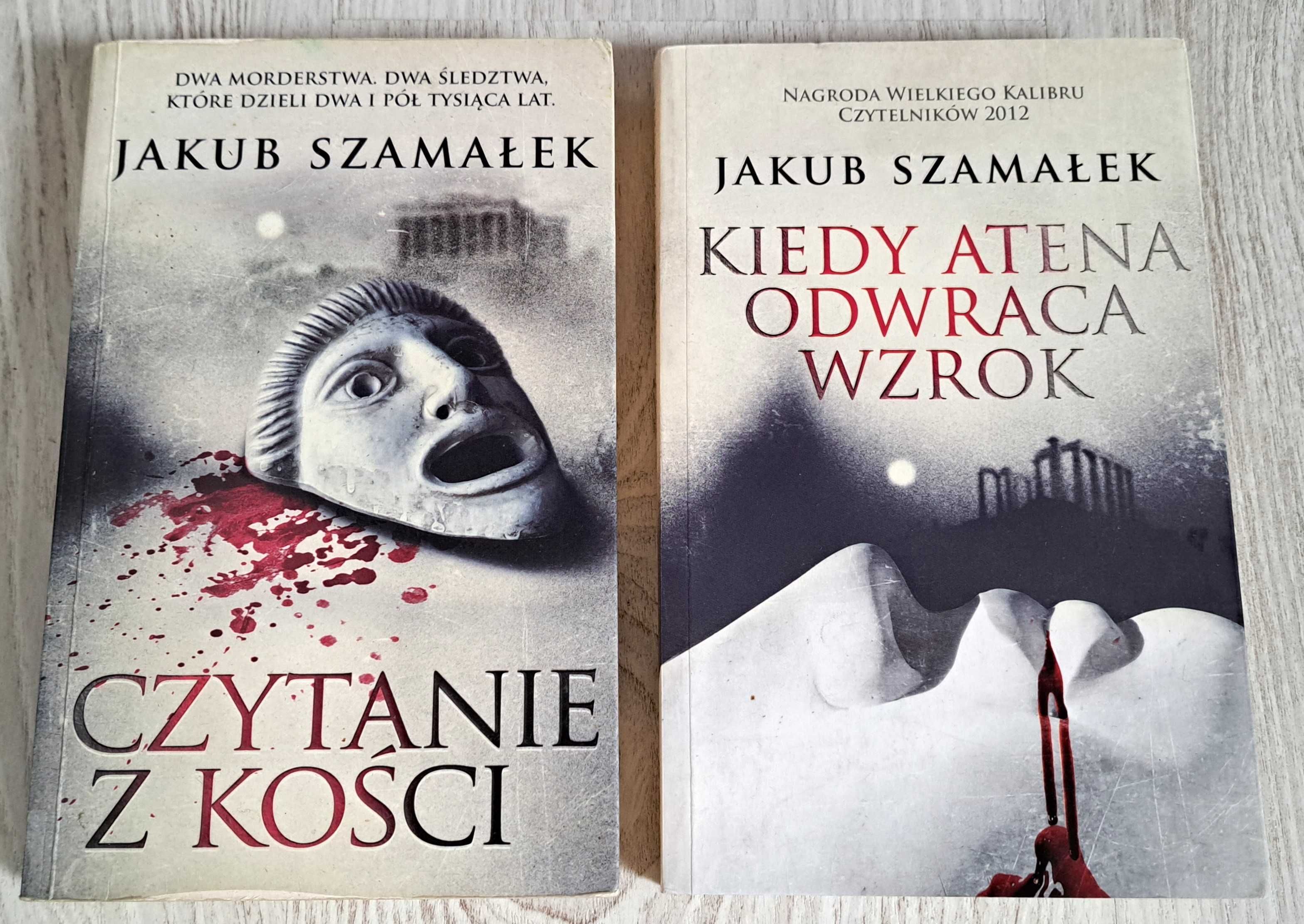 2x Jakub Szamałek Czytanie z kości + Kiedy Atena odwraca wzrok