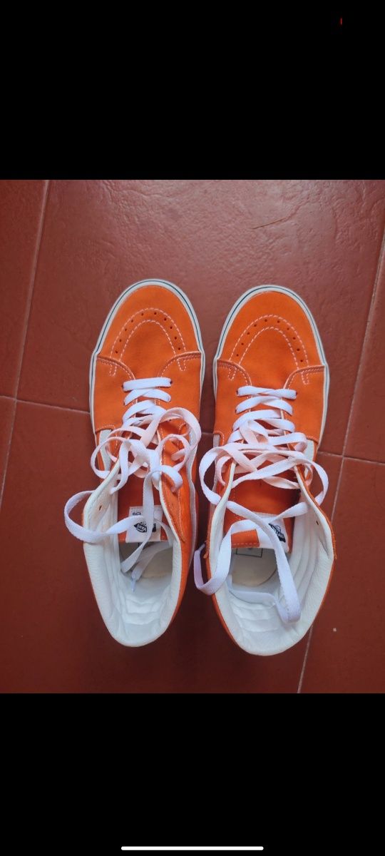 Vans high laranja