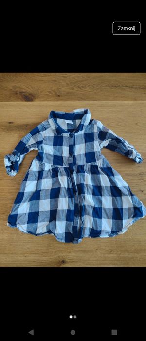 Sukienka H&M 74 kratka