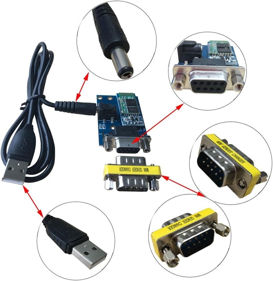 Adapter  nadajnik/odbiornik Bluetooth RS-232