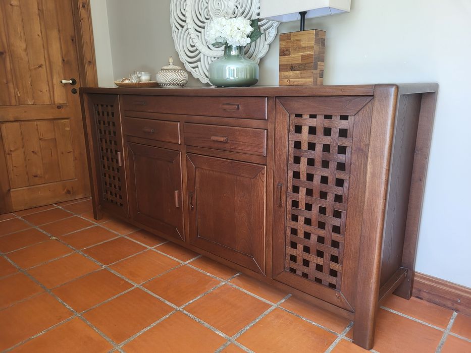 aparador, consola,  armario, louceiro, vintage, talha, rustico