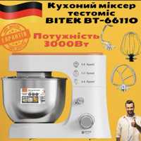 Тістоміс стаціонарний 3000Вт  планетарний металева чаша BITEK BT-6611O