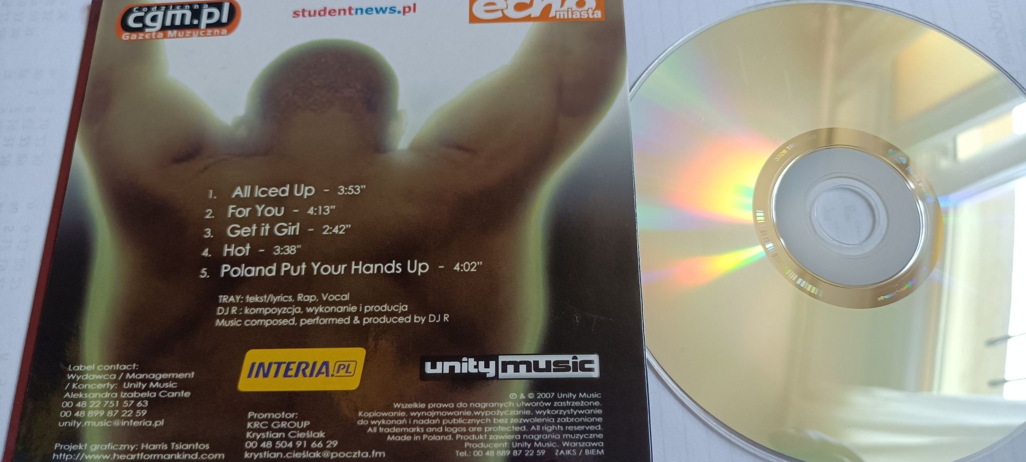 Tray płyta CD wraz z autografem