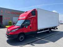 Iveco DAILY 72C18 SPOJKAR XL EURO 6E KONTENER+WINDA 1000 kg  nr.113 1.Rej 2023 Salon PL 1. Wł. Poduszki 2x Łóżko Klimatronik Winda