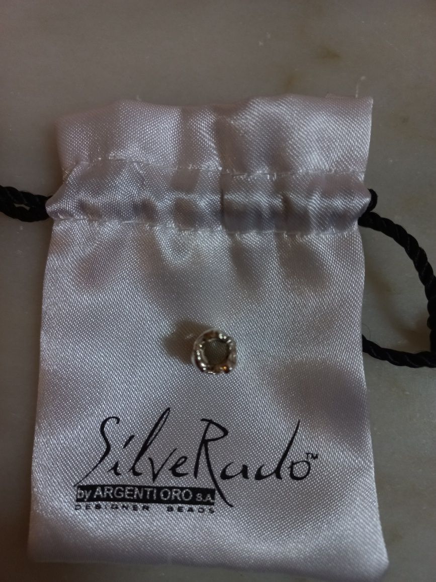 Conta de prata Silverado,  signo Touro