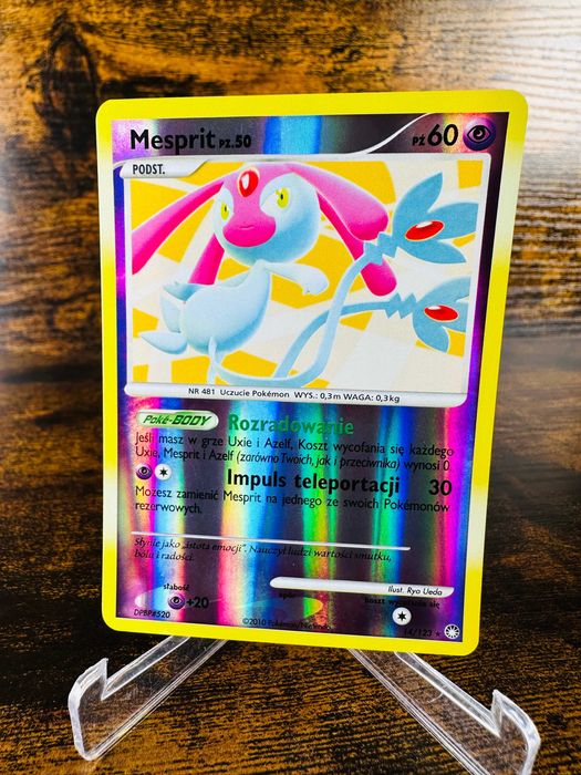 Mesprit 14/123 Reverse Diament i Perła Tajemne Skarby PL Karta Pokemon