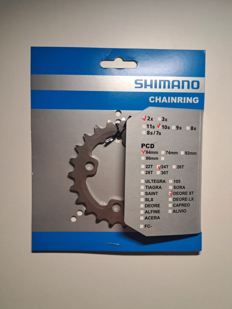 Tarcza korby Shimano Deore XT FC-M785 24T