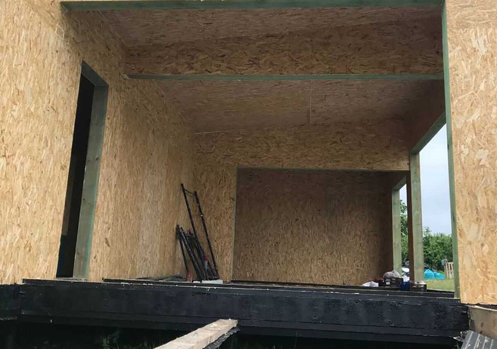 Енергоефективний будинок 116 м2 за 45 днів з СІП панелей в Березані