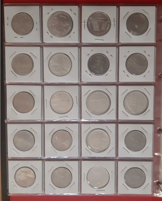 Coleção moedas comemorativas