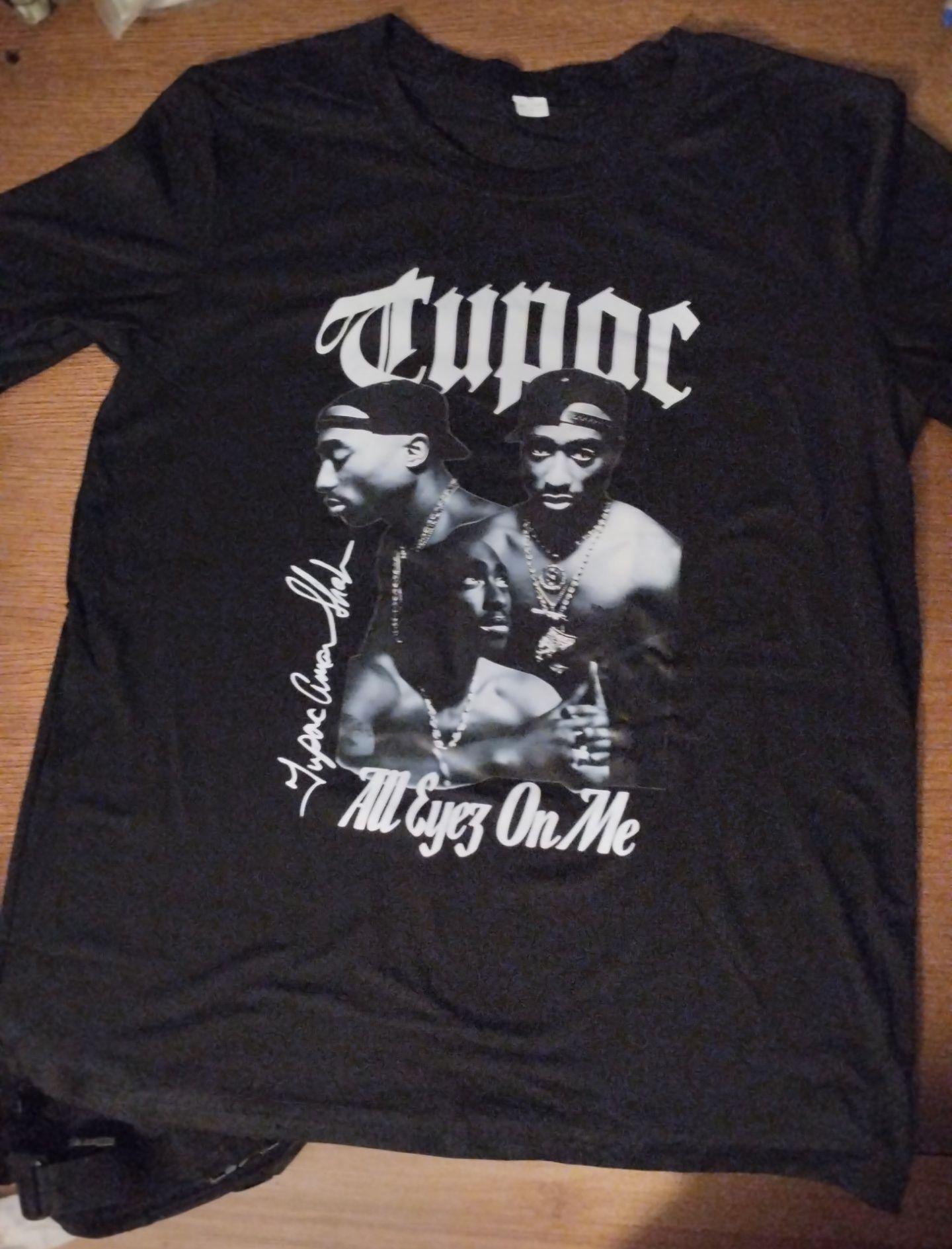 Czarna koszulka Tupac