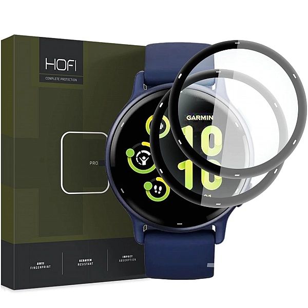 Szkło Hybrydowe Hofi Hybrid Pro+ 2-Pack Garmin Vivoactive 5 Black