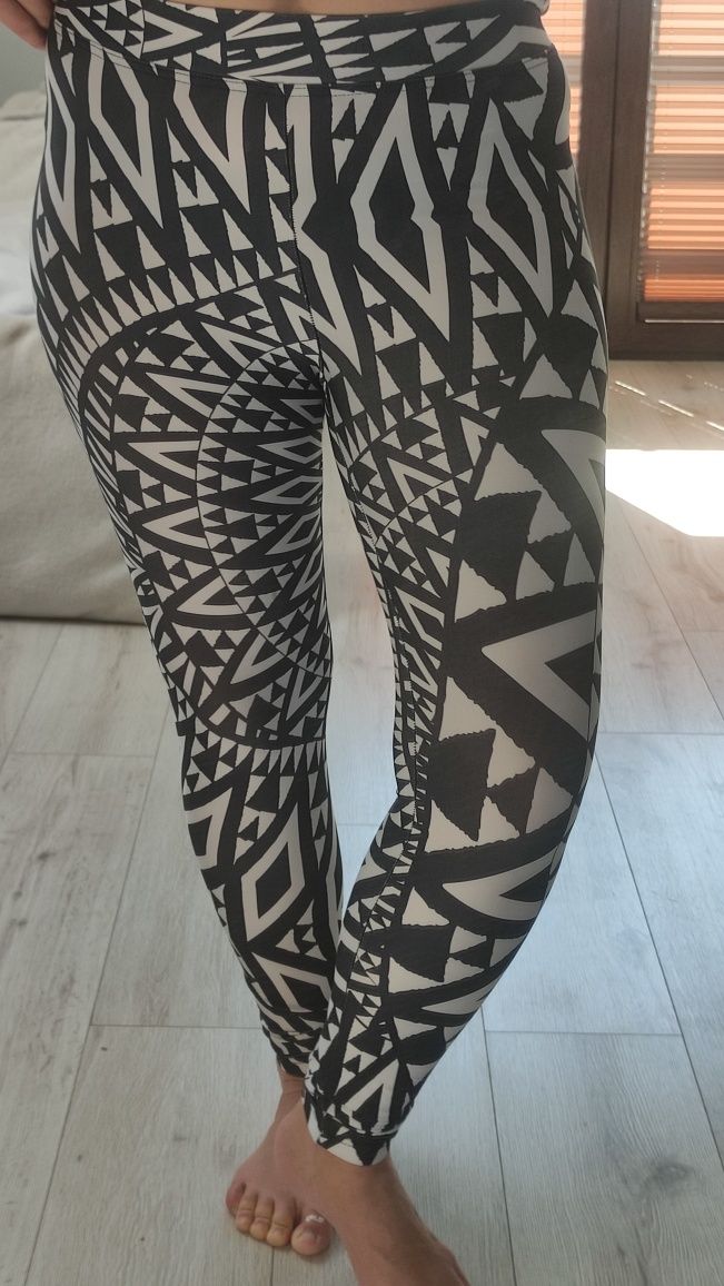 Legginsy getry Gatta rozmiar L 40 azteckie wzory