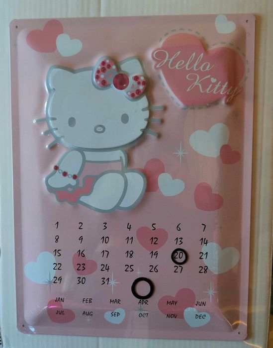 Hello Kitty - Placa em Metal  (8 desenhos - 10€ cada se quiser todas)