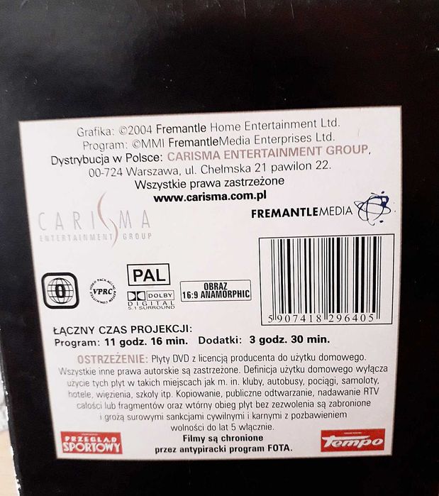 Sport kolekcjonerski zestaw HISTORIA FUTBOLU 7 x DVD - box