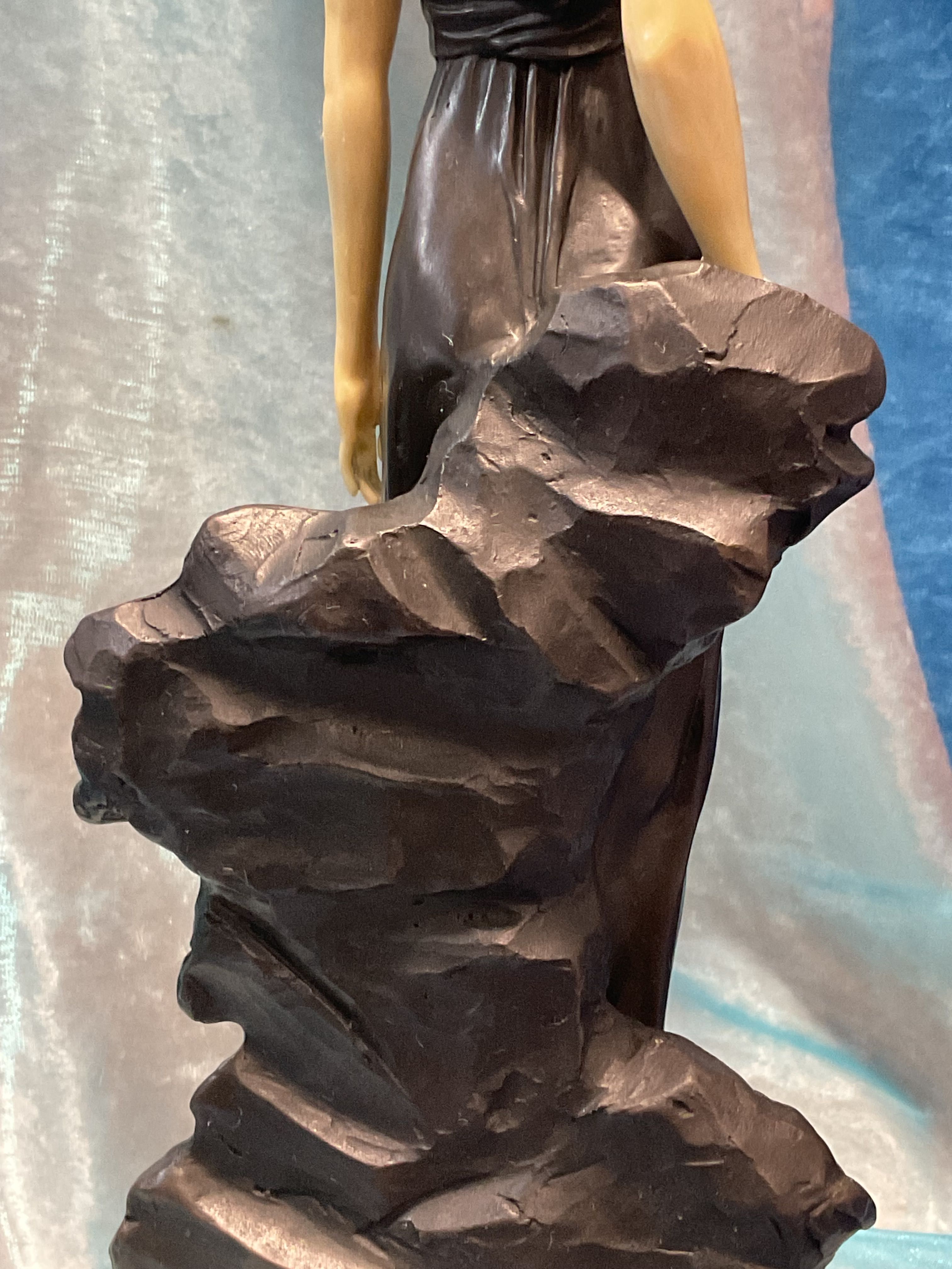 Escultura lady bronze 37 cm