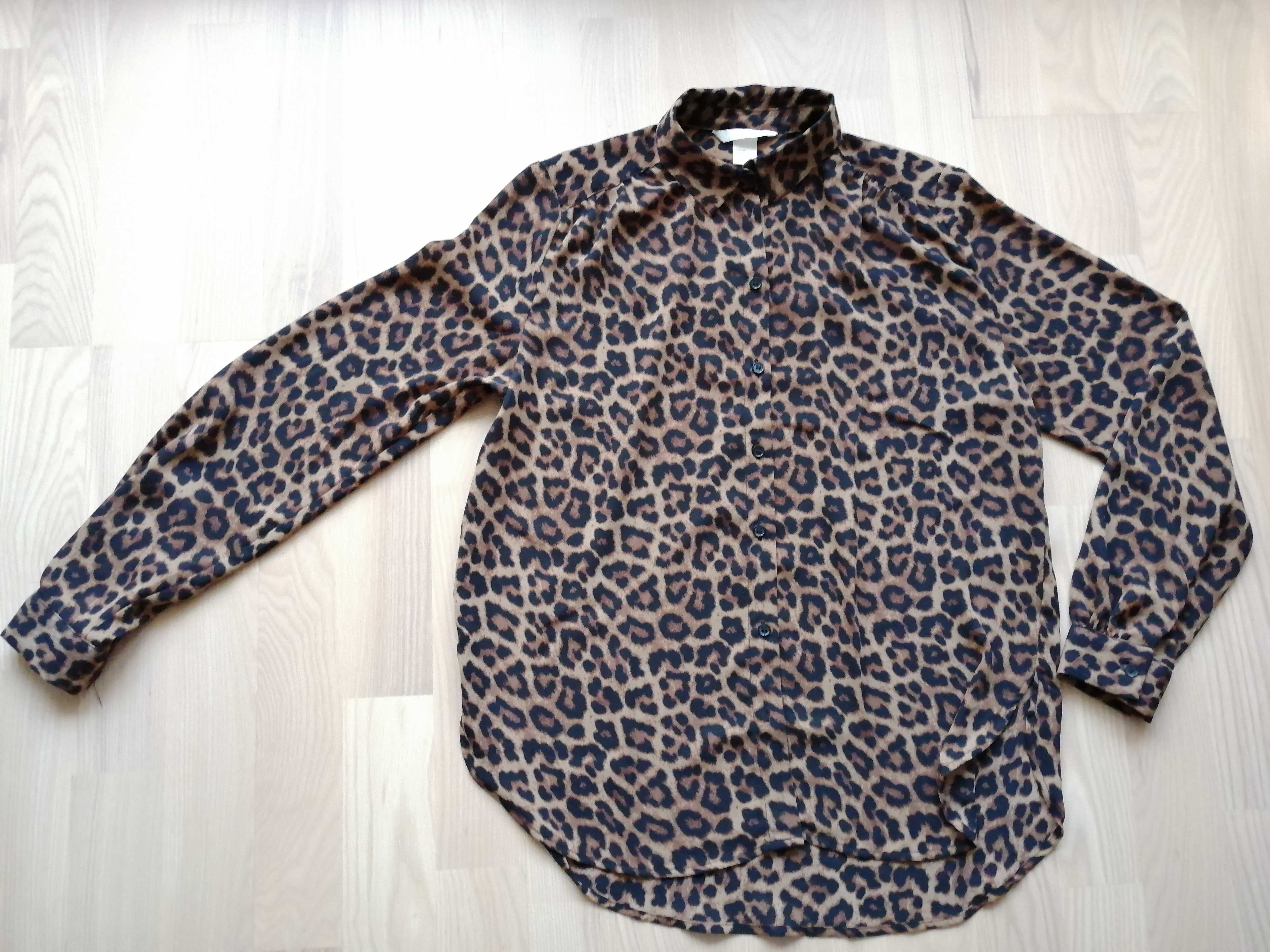 H&M HM koszula w panterke rozmiar 34 / XS