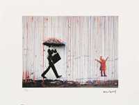 Litografia Banksy, Título "RAINBOW RAIN"