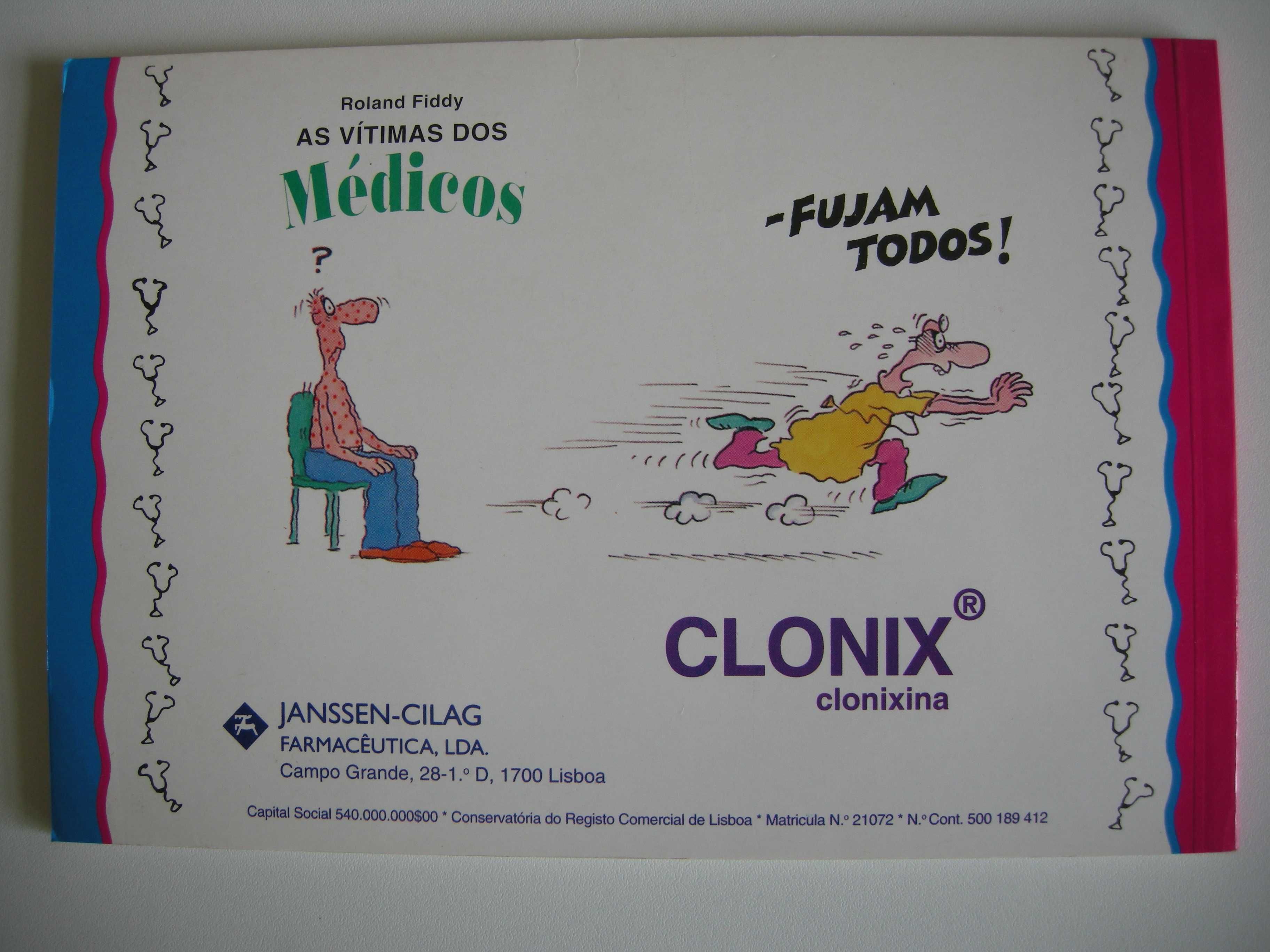 Livro humor "as vítimas dos Médicos"