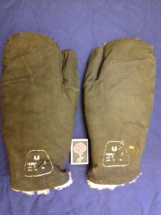 Рукавицы зимние, тёплые