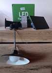 zewnętrzna lampa wisząca LED SOLARNA czujnik zmierzchu pilot kartonik