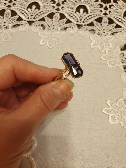 Pierścionek duża śliwka - 18