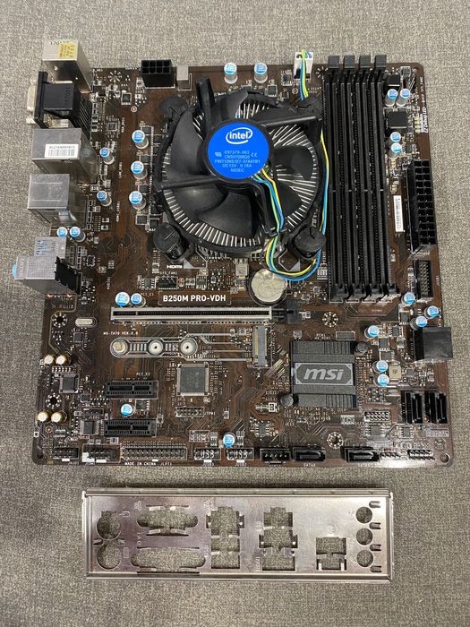 Płyta + procesor Intel core i5 7400 + msi b250m pro-vdh