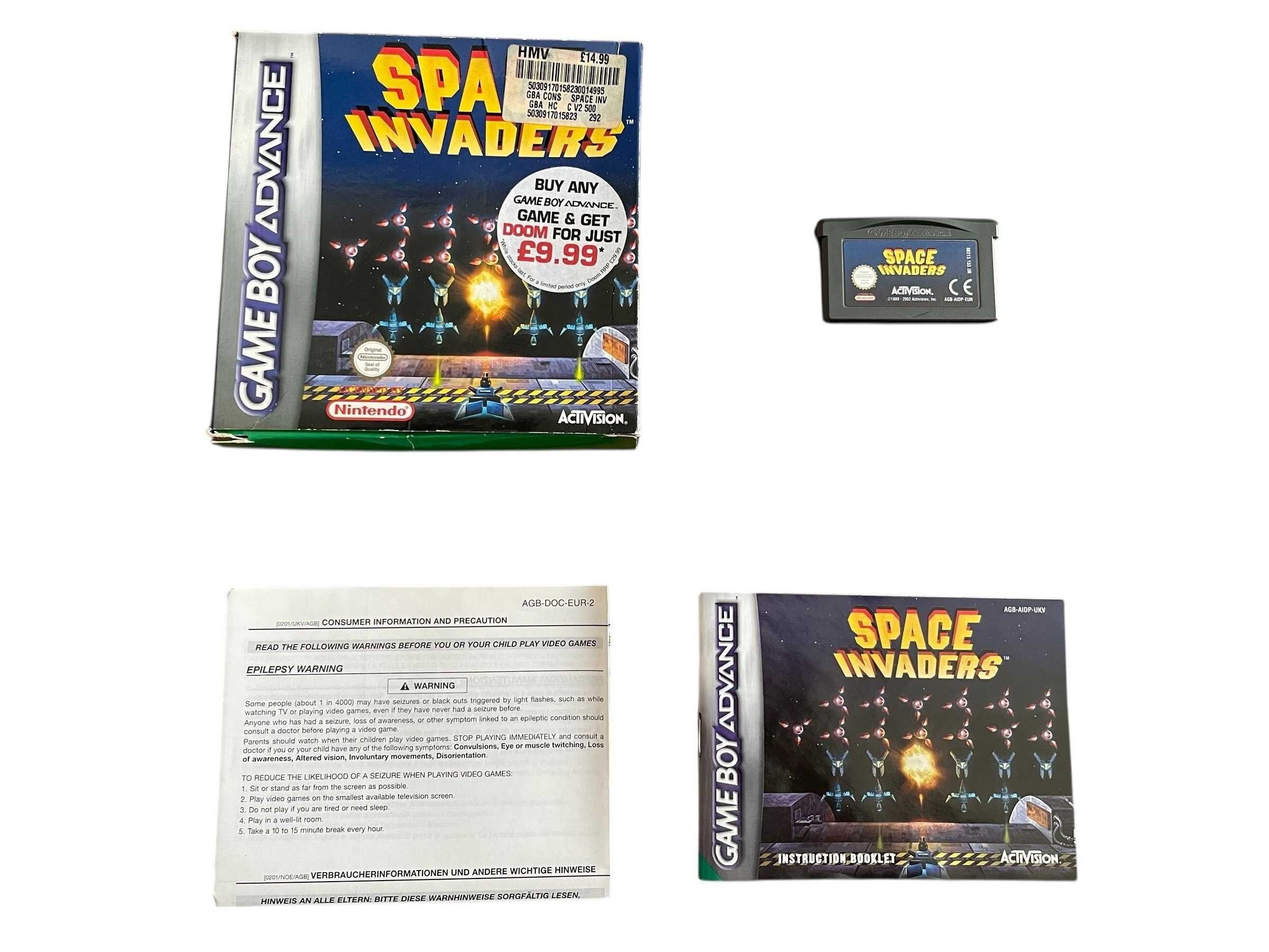 Space Invaders Nintendo Game Boy Advance VIMAGCO.PL Bydgoszcz