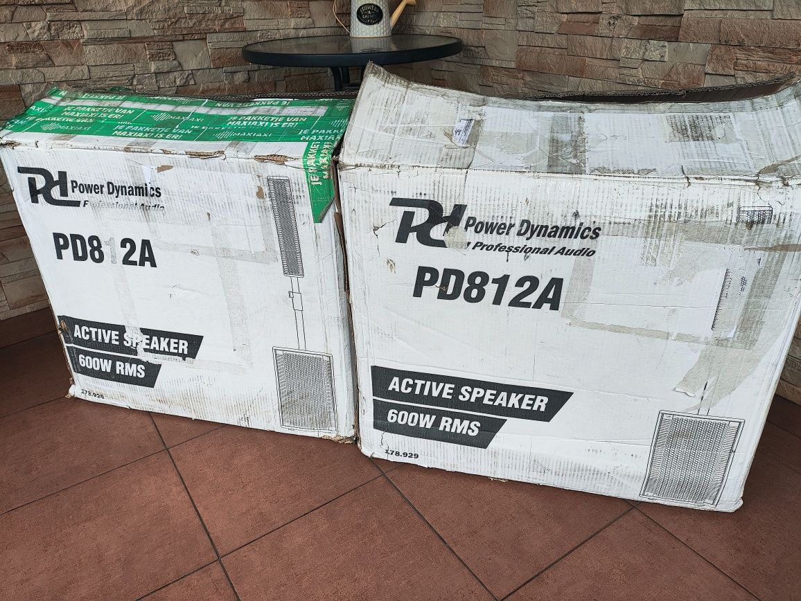 Aktywne Nagłośnienie Kolumny słupkowe Power Dynamics  PD812a zestaw