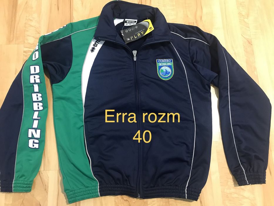 ERREA Conero Dribbling r 40 rozpinana bluza granatowo niebieska piłka