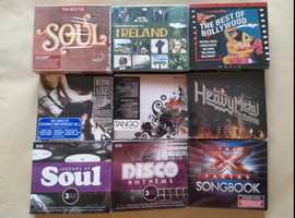 Colectâneas em CD com artistas conceituados de vários géneros musicais