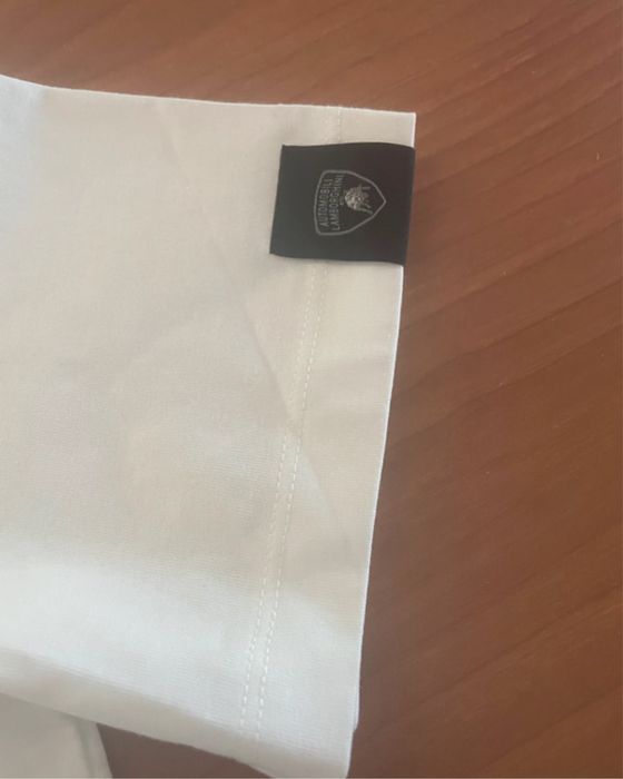 Tshirt lamborghini branca
