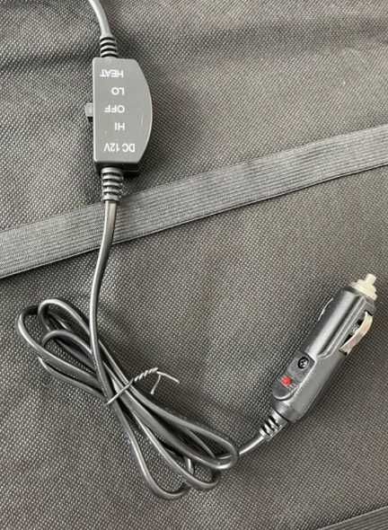 Накидка на сидіння автомобіля з підігрівом 12в