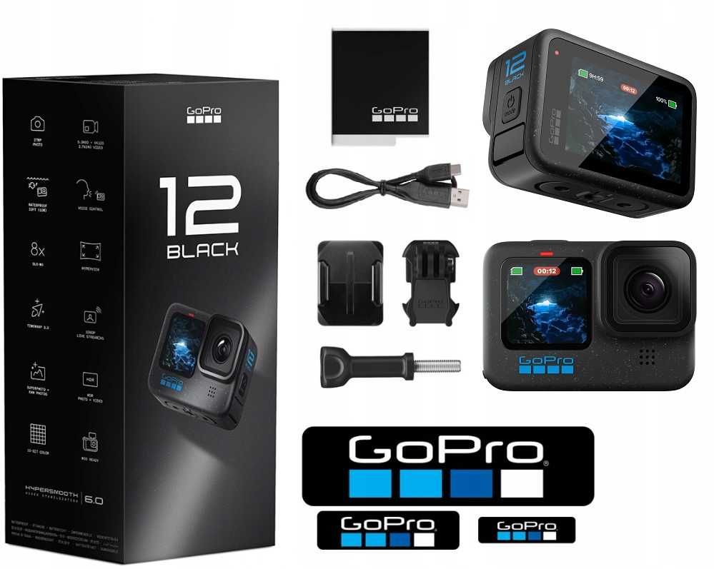 kamera sportowa GoPro HERO12 4K UHD Czarny HERO 12 black