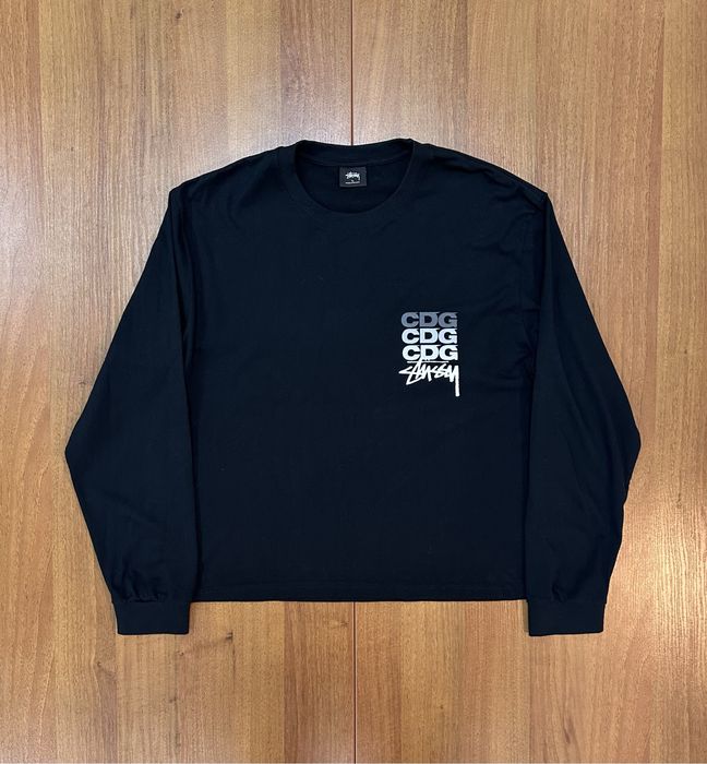 ОРИГИНАЛ Stussy x Comme des Garcons кофта supreme лонгслив