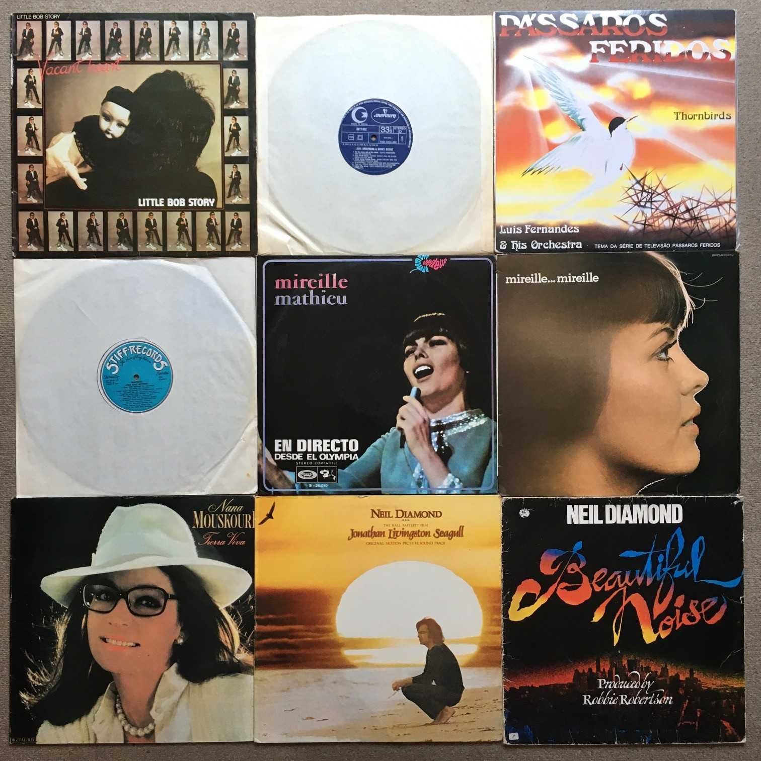 Discos vinil LP - 3€ cada - pop rock jazz portuguesa brasileira
